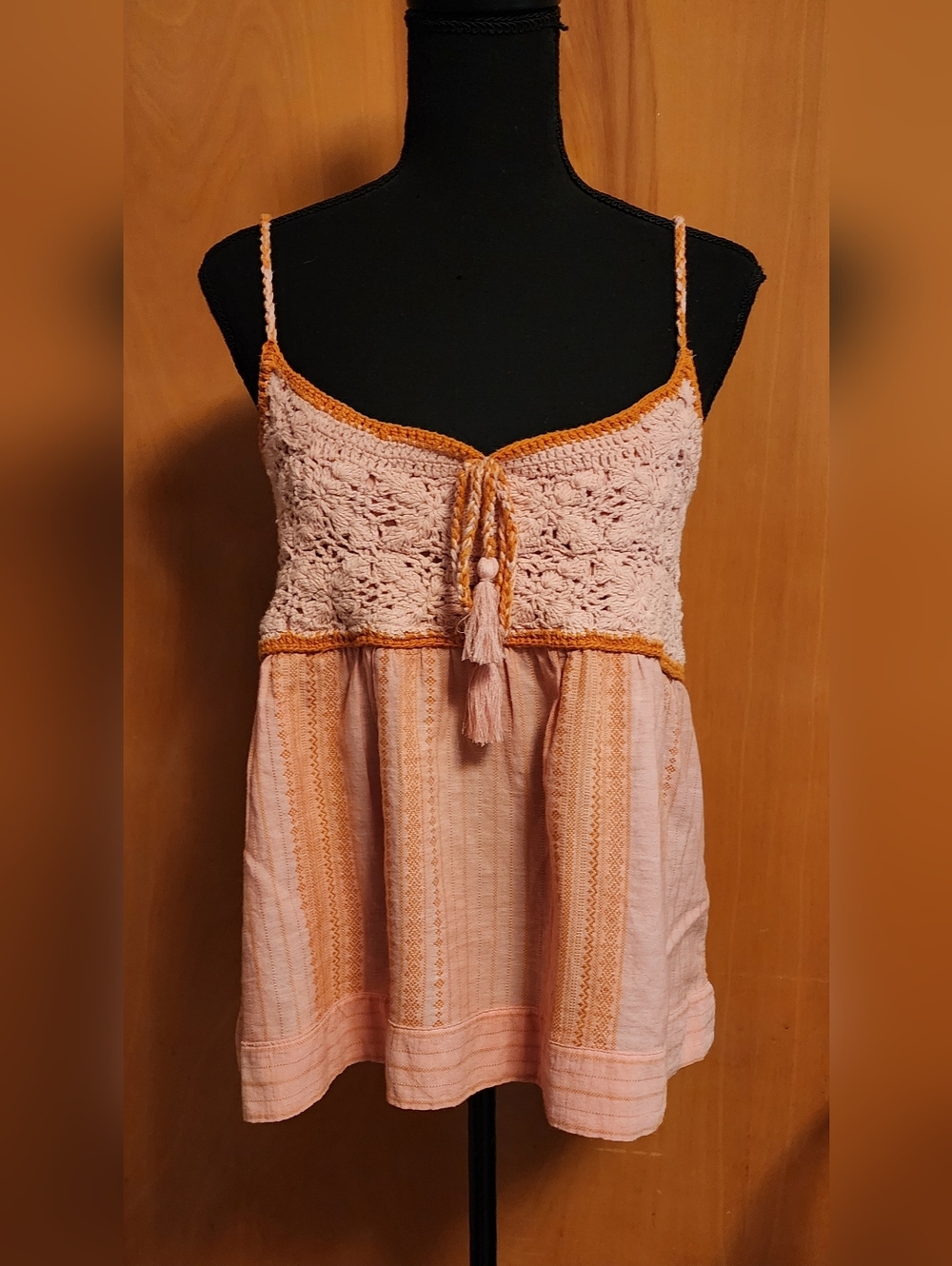 Plus Size Lucky Brand Boho Babydoll Top
